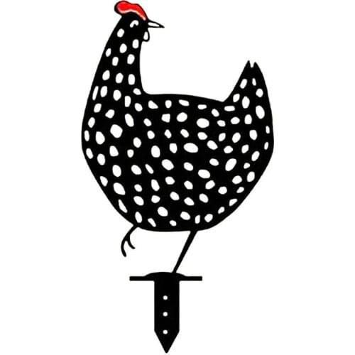 Chicken Yard Art Garden Statues Backyard Lawn Stakes Duck Hen Gift Ornaments Outdoor Plastic Garden Decor Yard Decoration G T3E4