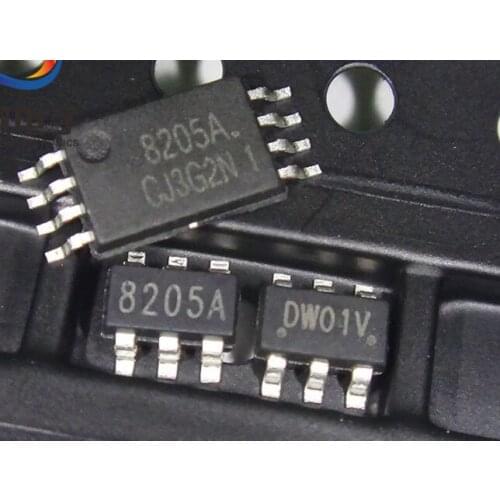 DW01 DW01A FS8205S FS8205A MSOP8 SOT23-6 20PCS
