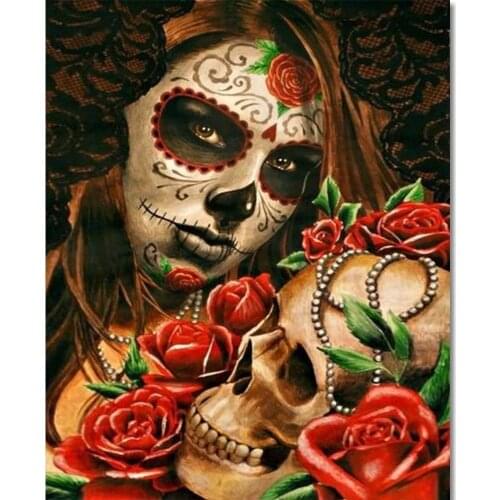 Mexican"Day of The Dead" Poster Decorative Painting Canvas Wall Art Room Posters Wall Art Bedroom Painting