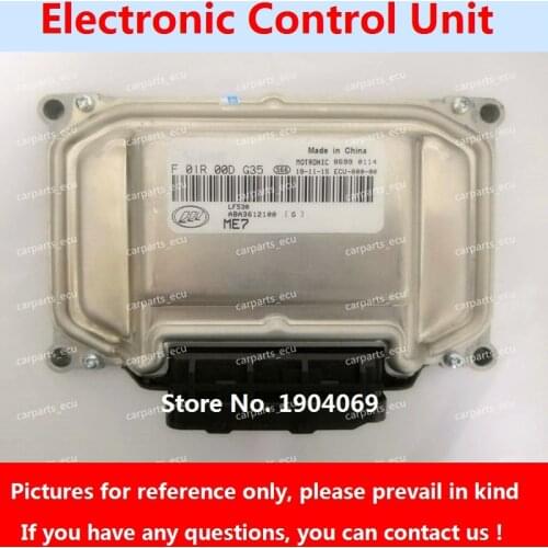 Engine Computer Board F01R00DG35 F01RB0DG35 ABA3612100 ME7 ECU F01R00DV96 F01RB0DV96 ABA3612100B1 For Lifan Car