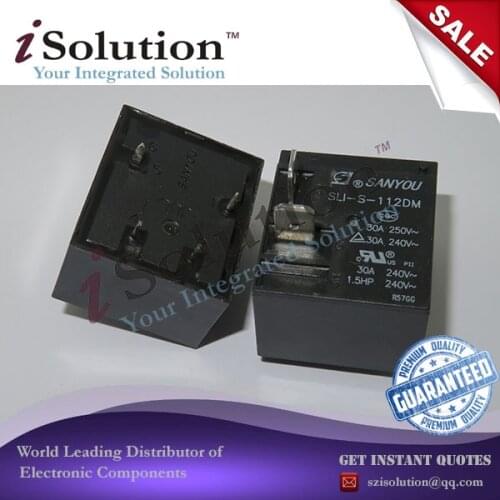 New Original SANYOU relay SLI-S-112DM SLI-S-124DM 12VDC 24VDC 30A250V