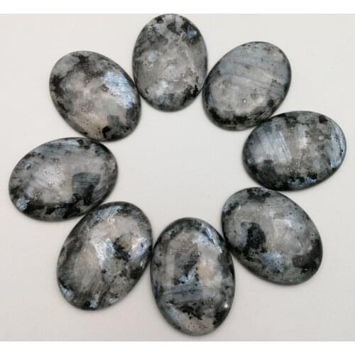Wholesale natural Shimmerstone beads 30x40mm Oval spectrolite CAB CABOCHON for jewelry accessories making wholesale 10pcs