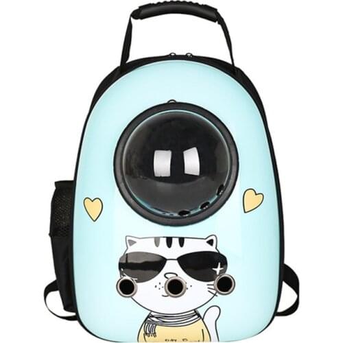 Cat Carrier Breathable Pet Dogs Cats Creative Backpack Travel Space Capsule Cage Puppy Dog Carry Bag Kitten Bag Handbags Cartoon