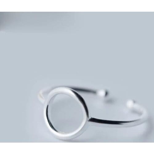 Jewelry Simple Fashion Big Circle Rings for Women Bijoux Statement Antique Ring Anillos