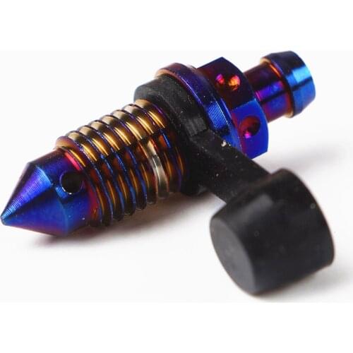 RZMA motorcycle bleed nipple banjo bolt M10X1.25MM 304 stainless steel cnc plated color for honda yamaha kawasaki suzuki