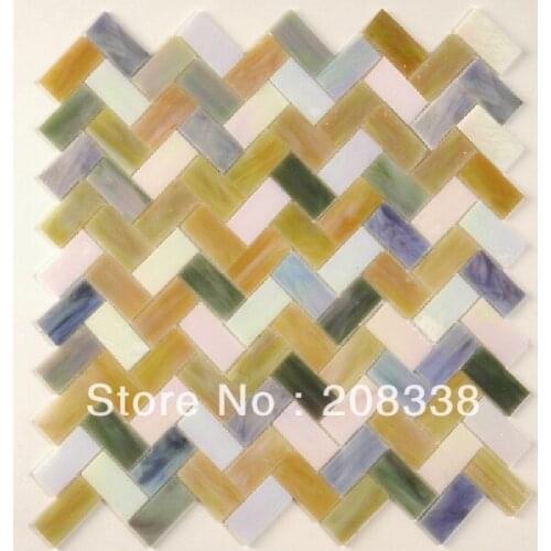 Glass tile mosaic for kitchen bathroom,TIFFANY glass mosaic