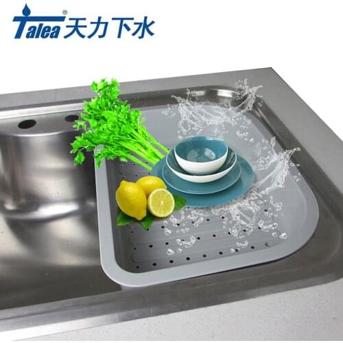 Talea Kitchen Tray Dish Drainer Drying Sink drain plastic basket Vegetable Fruit Drying Washing Holder