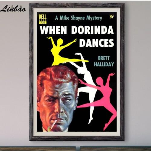 V299 1960 dancing dorina! Vintage Classic Movie Print Silk Poster Home Deco Wall Art Gift
