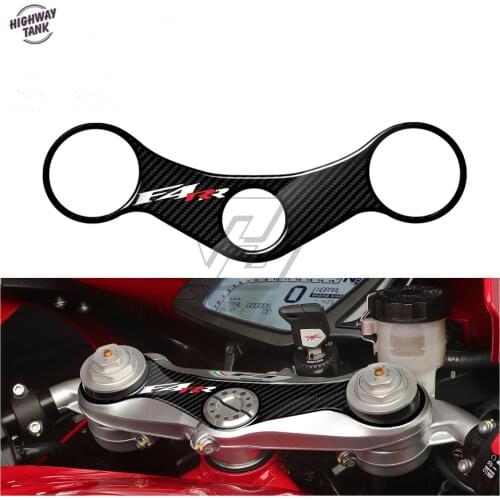 3D Carbon-look Upper Triple Yoke Defender Case for MV Agusta F4 Models 2010-2017