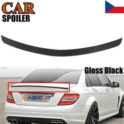 MagicKit For Mercedes Benz W204 SALOON 08-14 Rear Boot Spoiler Wing AMG STYLE Gloss Black