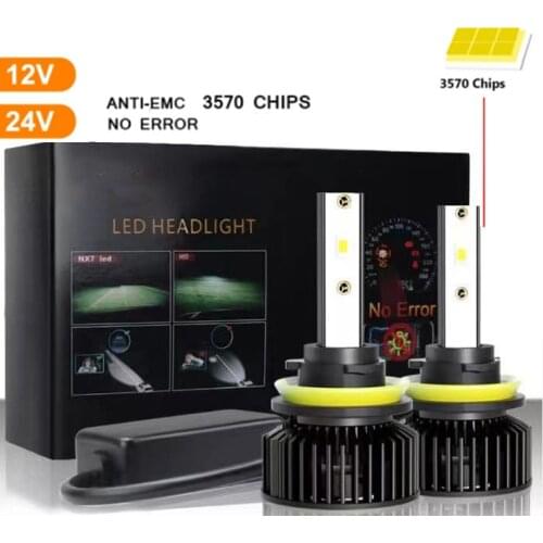 110W 26000LM H1 H4 LED Mini Car Headlight H7 Canbus H8 H11 9005 HB3 9006 HB4 Bulb Liquid Metal Fog Lights Turbo Lamp Automobile
