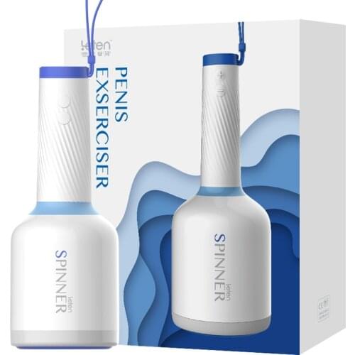 Leten Full Automatic Penis delayed ejaculation training male Masturbator rotation piston Retractable Sex Machine Sex Toy for Men