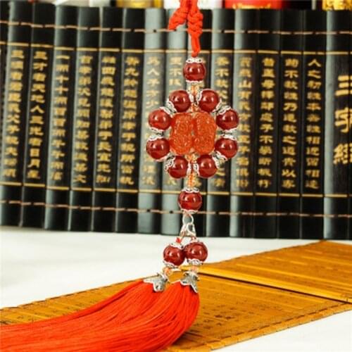 Car pendants Rearview mirror car pendants Double car hanging car interior decoration pendant