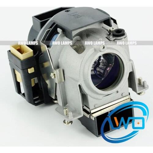 AWO 100% Original Projector Lamp NP03LP for NEC NP60/NP61/NP62/NP63/NP64 UHP200W Bulb Inside