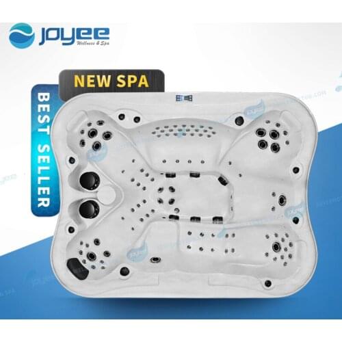 JOYEE large freestanding round spa tub outdoor swimming whirlpool hot tub spa with jacuzzi function China Foshan bathtub