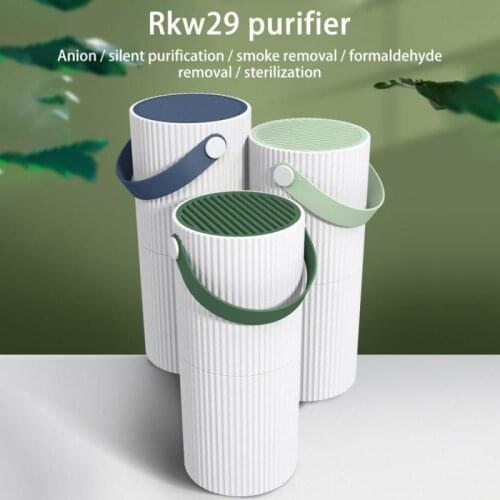 Home Air Purifier Negative Ion Silent Desktop HEPA Filters USB Rechargeable Air Freshener Car Portable Air Purifier Deodorant