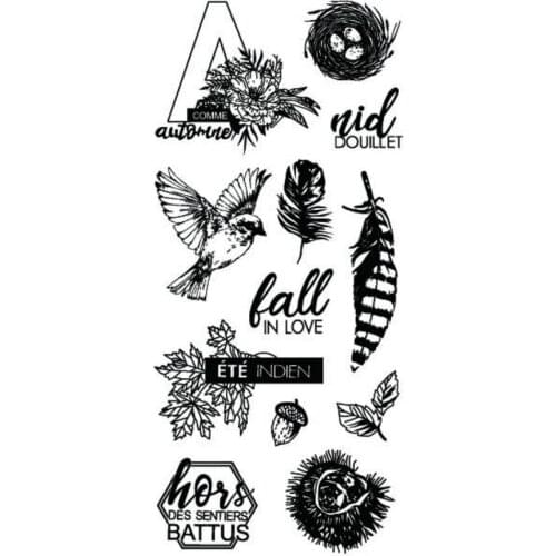 French Transparent Clear Stamp for DIY scrapbooking/Card Making C689