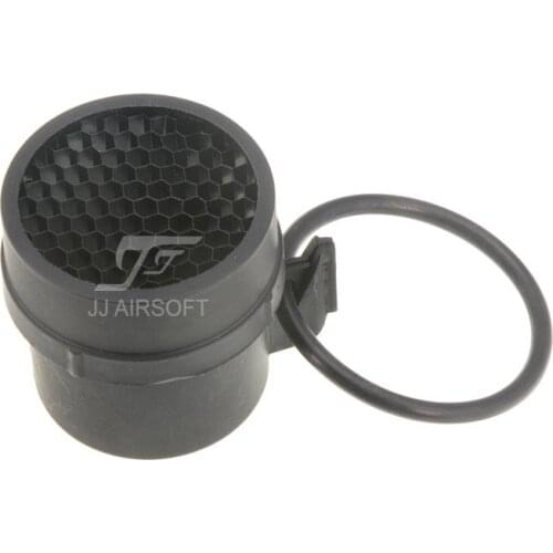 JJ Airsoft ACOG Style Killflash / Kill Flash (Black/Tan)