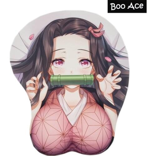 Kamado Nezuko Anime 3D Bottom Mouse Pad Wrist Rest