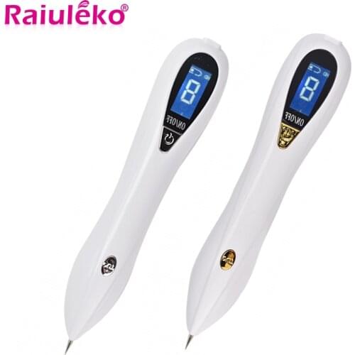 Plasma Pen Laser Skin Tag Mole Dark Spot Removal Beauty Machine Sweep Wart Tag Tattoo Freckle Tool With 8 Levels LCD Display
