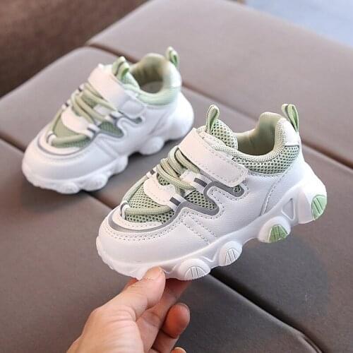 2021 Infant Fashion Kids Sneakers Childrens Sports Shoes New 2020 Spring Boys Girls Mesh Shoes Cute Baby Toddler Casual Shoes
