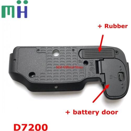 NEW For Nikon D7200 Bottom Cover Shell Base Case Unit 11D8M with Battery Door Grip Battery Rubber Camera Replacement Spare Parts
