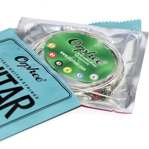 Orphee RX17/RX15 6pcs/set Nickel Plated Steel Guitar Strings For Electric Guitar With Original Retail Package Guitar Accessories