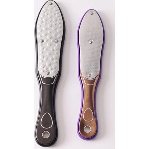 Stainless Steel Foot Care Pedicure Rasp Foot File Scraper Foot Smoothing Tool Cracked Heel Corns Callus Remover