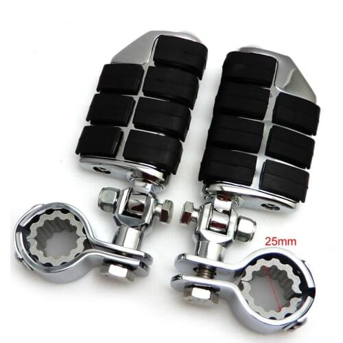 25mm 32mm 34mm Foot Rest For Dyna Chrome Motorcycle Foot Pegs Highway For Kawasaki For Honda VTX1300C 2004-2009 1992-2013