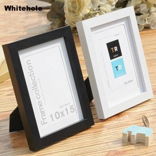 Resin Photo Frame For Wall 9x13 13x18 21x30cm Pleixglass Inside Classic Minimalist Black White Brown Desktop Picture Frame