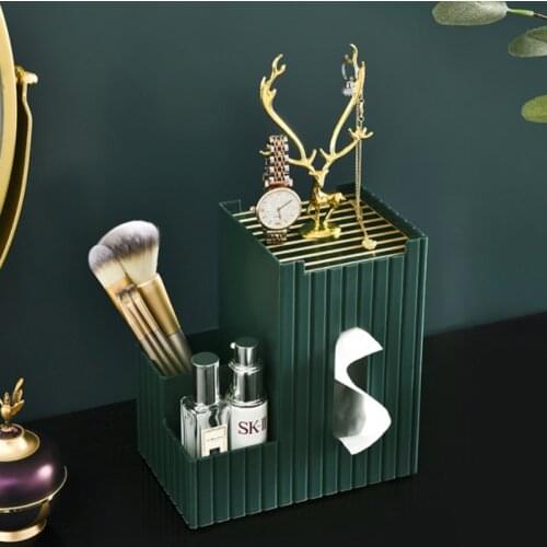 Simple bedroom elk tissue box jewelry cosmetics finishing storage box creative multifunctional household pumping box