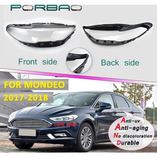 Car Headlight Lens Headlamp Cover Car Replacement Transparent Auto Headlight Shell Cover For Ford Mondeo 2017 2018 DIY