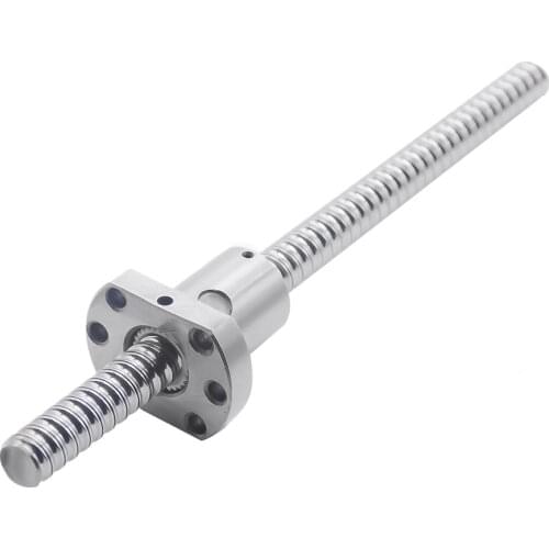 SFU1204 200 250 300 350 400 450 500 550 600 650 700 750 800mm rolled ball screw C7 with 1204 single ball nut CNC parts RM1204