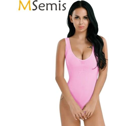Womens Swimwear Lingerie One-Piece Swimsuit Mesh See-through Swimwear High Cut Gymnastics Leotard Bodysuit Transparent Swimsuit