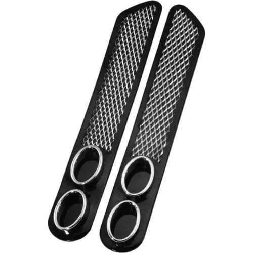 1 Pair Car Decorative Exhaust Universal Practical Car Accessories Durable False Exhaust Pipe Stickers for Automobile Truck Vehic