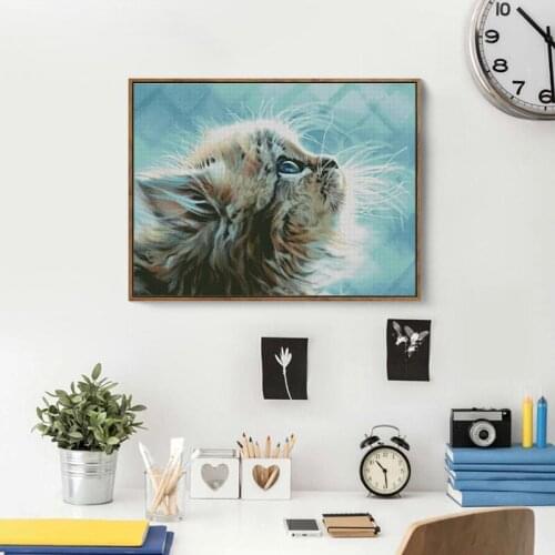 14/16/18/27/28 Needlework, Embroidery,DIY Painting,Cat Animal Cross stitch,kits,14CT Cross-stitch,Sets For Embroidery