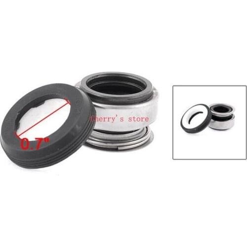 17mm Coiled Spring Rubber Bellows Pump Mechanical Seal 301-17 10pcs