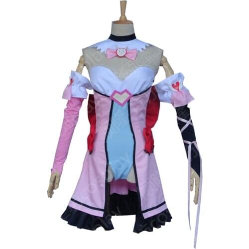 2017 Cosplay Legend D.va Cosplay Costume Pink Magic DVA Cosplay Dress