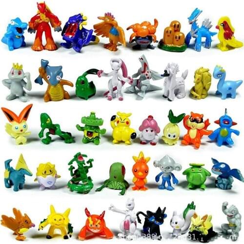 24/144 Funny Pokemon Takara Tomy Movable Doll Toy Mini Doll Model Toy Pikachu Anime Kids Doll Birthday Gift