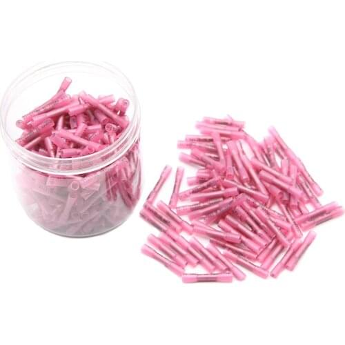 300Pcs Red Insulated Heat Shrink Waterproof Wire Connectors Crimp Terminal Connector Kit AWG 22-18