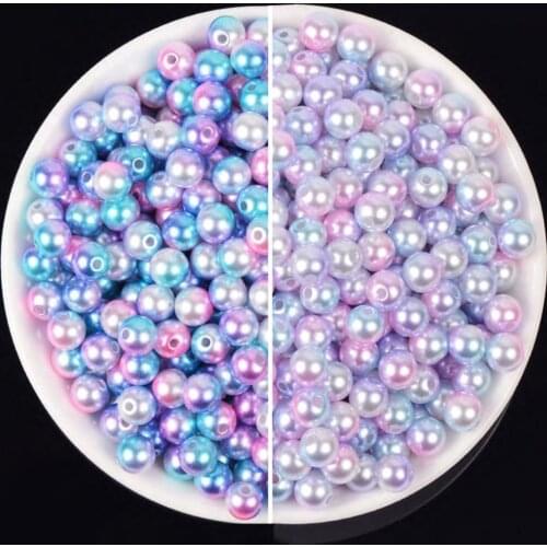 500g Wholesale 3/4/5/6/8/10/12mm Round Imitation Pearl Bead For DIY Necklace Bracelet Jewelry Accessories