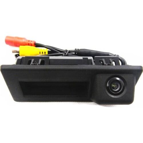 For Audi A4L 2017 camera rear view backup Trunk Handle Switch parking reversing CCD HD camera