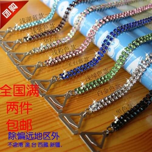 Double row dense crystal metal bra straps small acridine lingerie straps women accessories