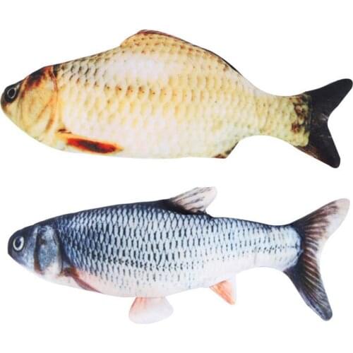 Electric Simulation Fish Toy Inductive Fun Electric Fish Simulation Doll Fish Pet Supplies Amusement Soft