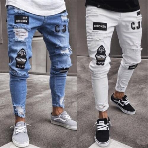 Goocheer Ripped Jeans For Men
