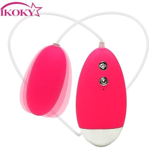 IKOKY Multispeed Vibrating Egg Powerful Adult Product Electric Vibrators Sex Toys for Women Female Masturbation 12 Frequency