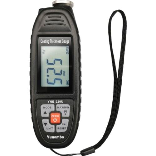 New Release Yunombo YNB-220U Backlight Car Paint Tester Thickness Meter Coating Thickness Gauge with UV light