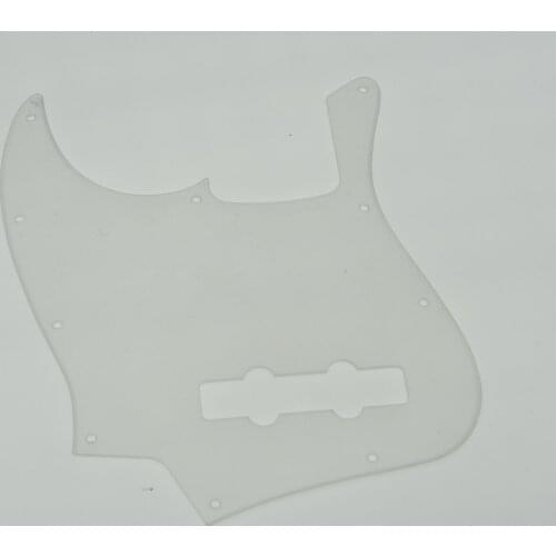 KAISH Transparent JB Jazz J Bass Pick Guard Clear Scratch Plate with Screws