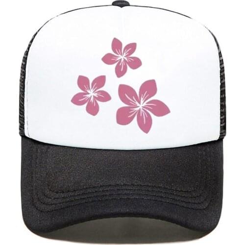 Gorras hombreDIY logo hat casquette homme customized summer cap unisex mesh foam hat hip hop caps кепка мужская pink flower cap