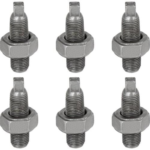 M5 Aluminum Alloy Motorbikes Valve Adjusting Screws with Nuts Kits for GY6-125